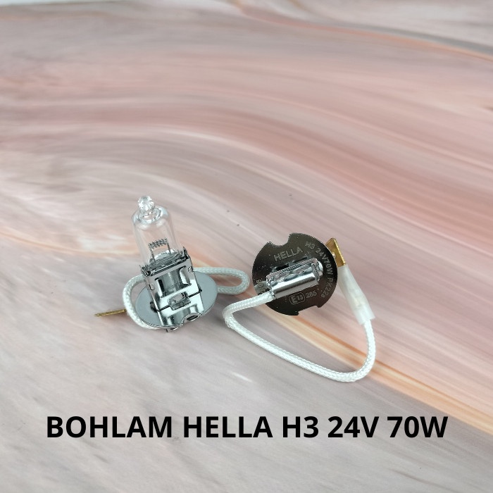 BOHLAM LAMPU HALOGEN HELLA H3 24V 70W