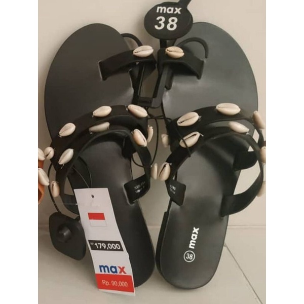 [READYSTOCK] Max Fashion Termurah Original Sendal Sandal Flat SALE 50%