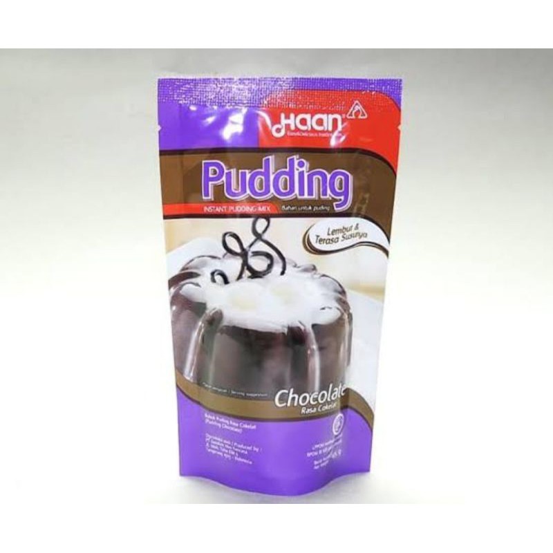 

Haan puding choklat & mangga netto: 145 grm