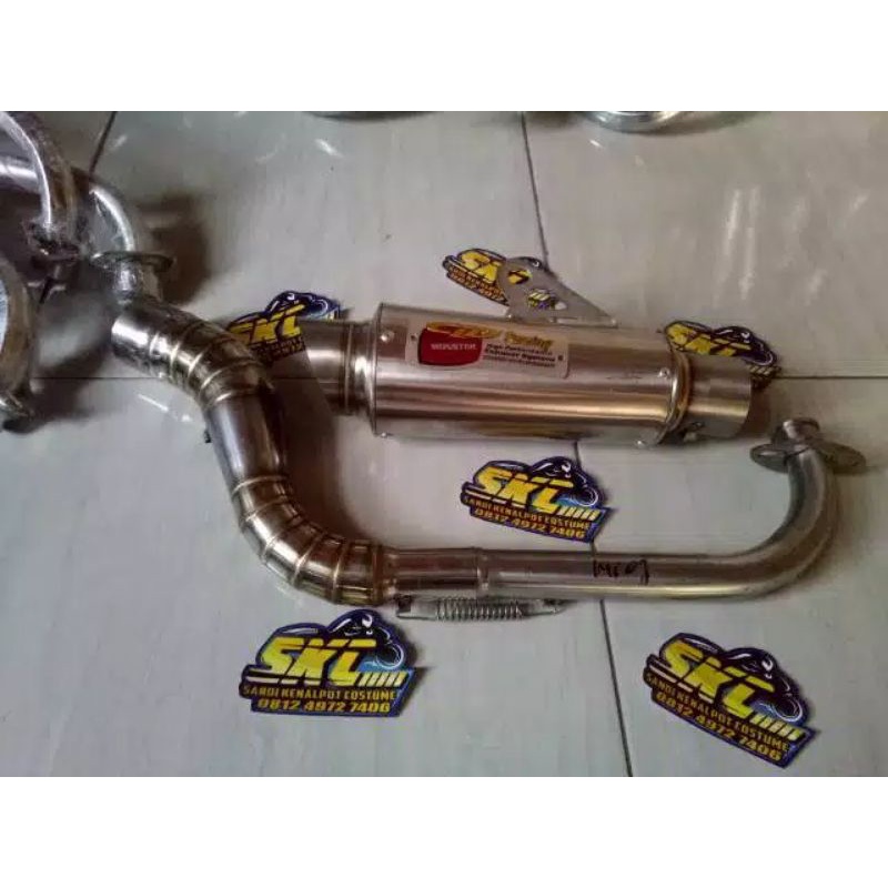(bisa cod) knalpot racing cld for all motor beat karbu beat fi scoopy mio sporty mio m3 mio j vario 