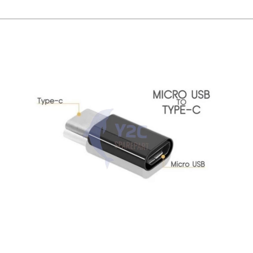 CONVERTER MICRO KE TYPE C / SAMBUNGAN CHARGER CASAN CAS