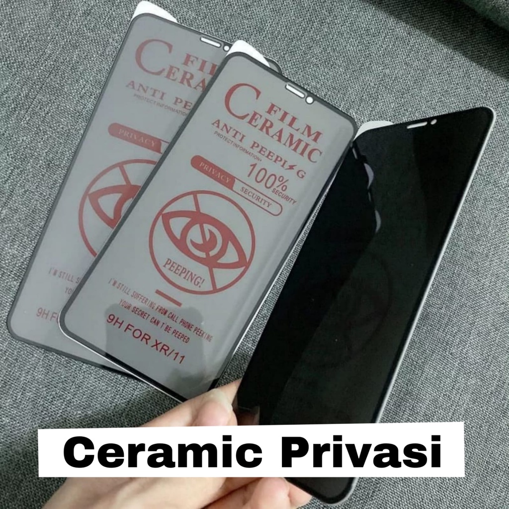 Anti Gores Layar OPPO A76 A74 4G A74 5G Tempered Ceramic Anti SPY / Ceramic Privasi Oppo A76 4G / Oppo A74 4G / Oppo A74 5G