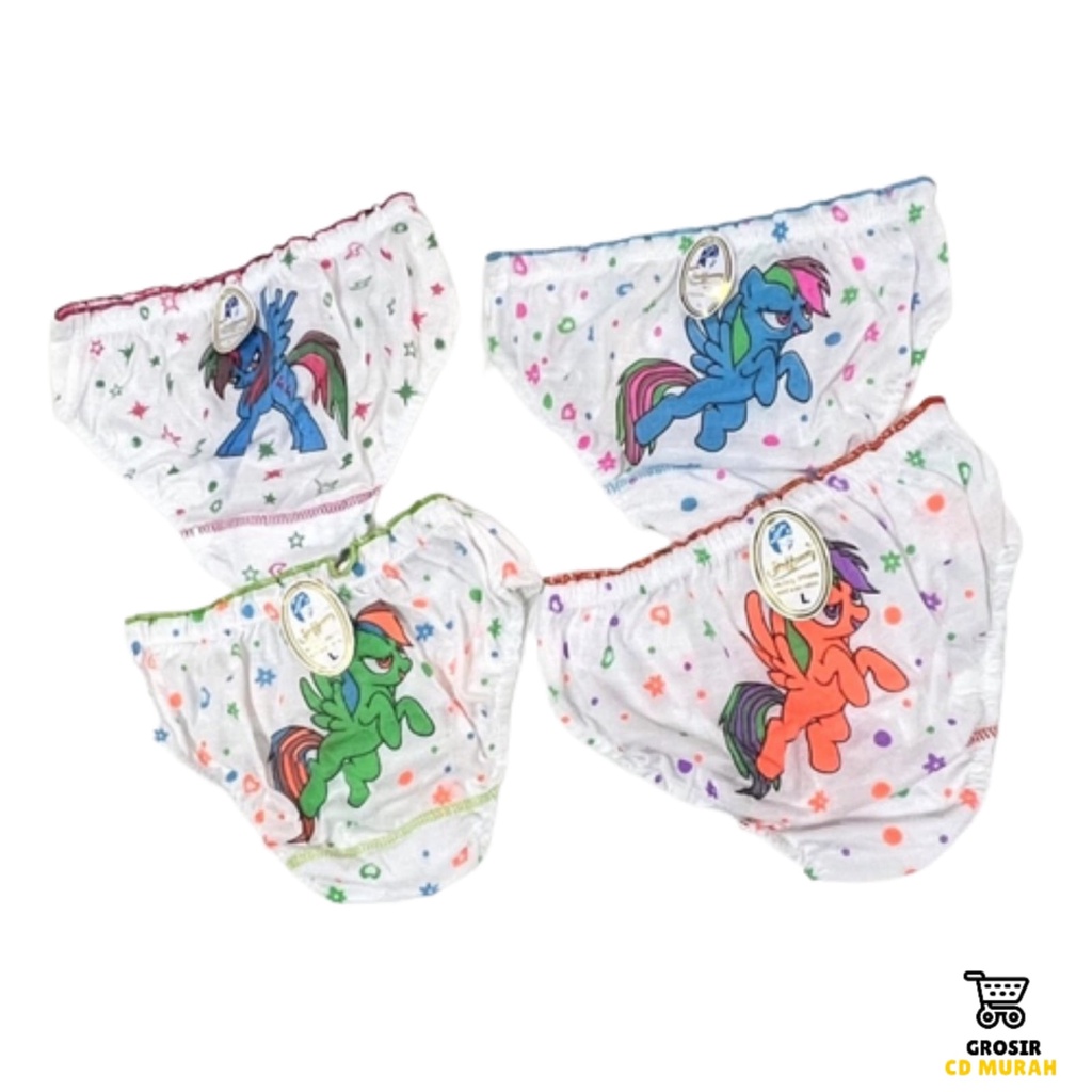 CD Anak/Celana Dalam Anak Perempuan Dasar Putih
