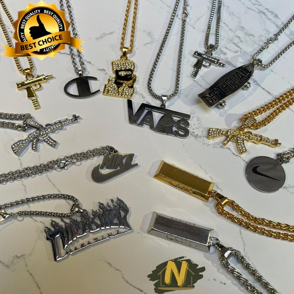 Kalung Hype Kalung Pria Wanita Necklace / Kalung Supreme Kalung Vans Kalung AK47 Kalung Simpsons