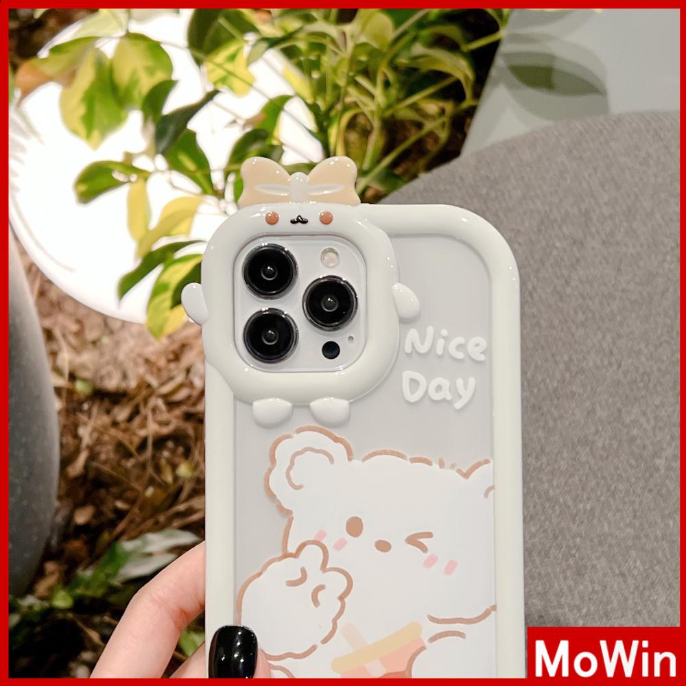 iPhone Case Silicone Soft Case Clear Case Shockproof Protection Camera Varnish Feel Monster Bear Cute Cartoon Compatible For iPhone 11 Pro Max 13 Pro Max 12 Pro Max 7Plus xr XS Max