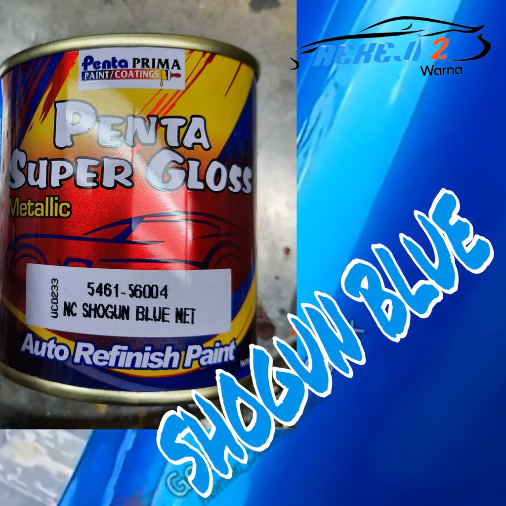 Cat Biru Sogun Metalic NC SHOGUN BLUEMet -Cat Mobil Motor Sepeda