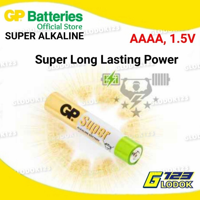 Baterai Batre Battery AAAA A4 1.5V Alkaline E96 LR61 Stylus Pen Tablet