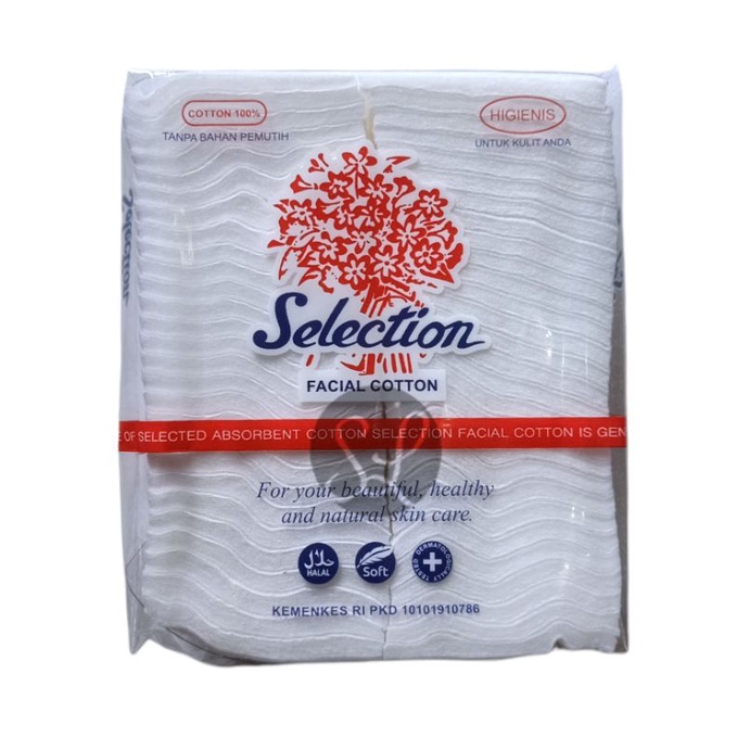 Selection Facial Cotton Kapas Wajah Selection Pembersih Wajah Acnes Soft Cotton Kapas