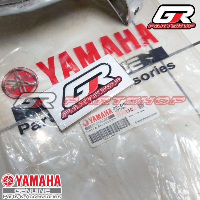 knalpot silencer f1zr ori ygp fizr fiz f1z r chrome perut exhaust ekshaust muffler mufler kenalpot original yamaha
