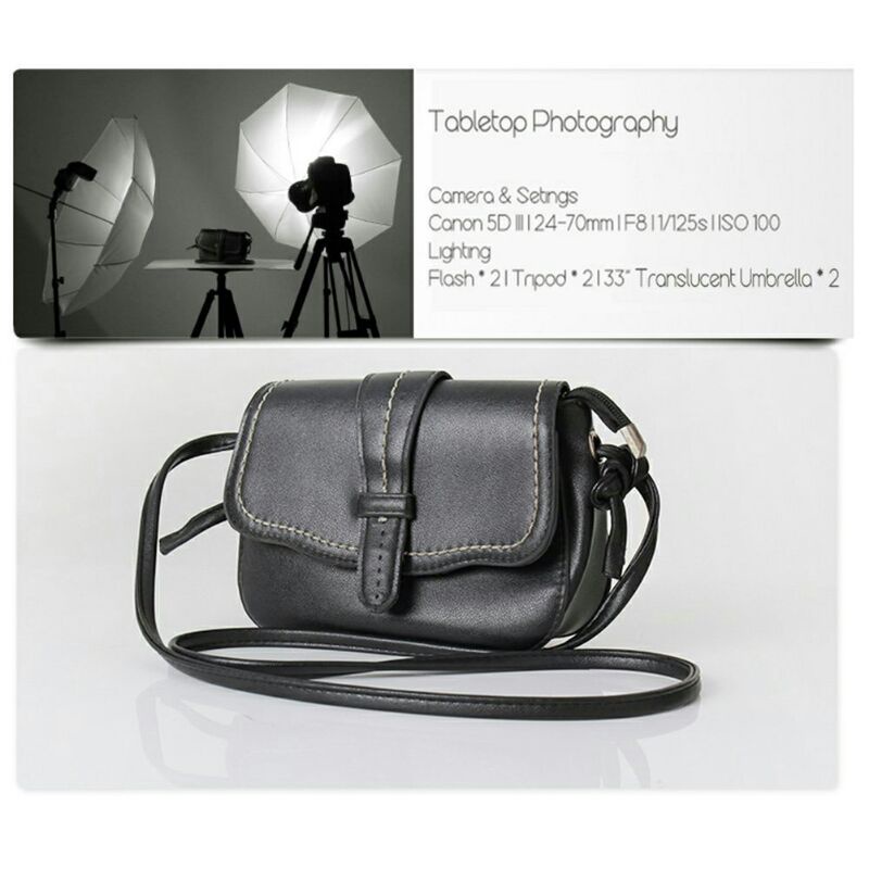 Payung Soft Umbrella Fotografi Studio 84Cm + Bohlam 45W TaffStudio P90L