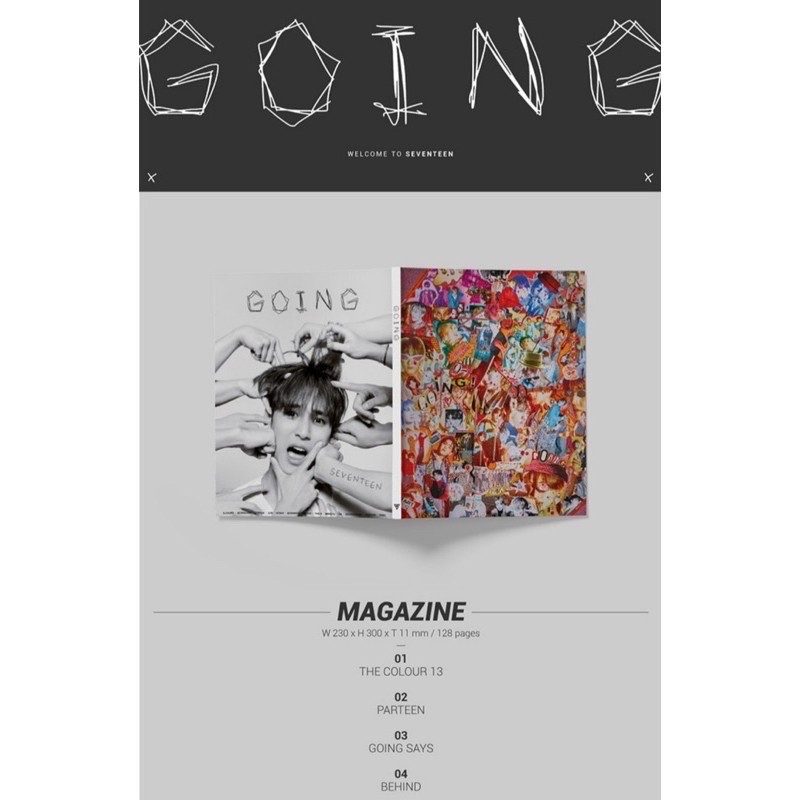 [Ready Stock] Going Magazine Seventeen Sealed dan Magazine Only