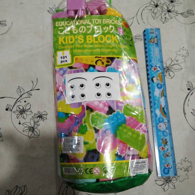 Kado mainan edukasi educational toy bricks kids block blok kreatif susun bongkar pasang lego asah ot