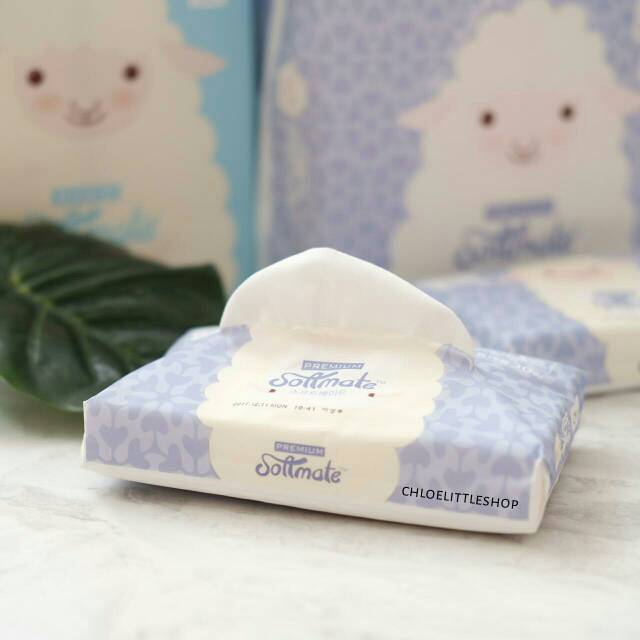 Softmate Premium Portable 30 wipes / Tisu Tissue Korea