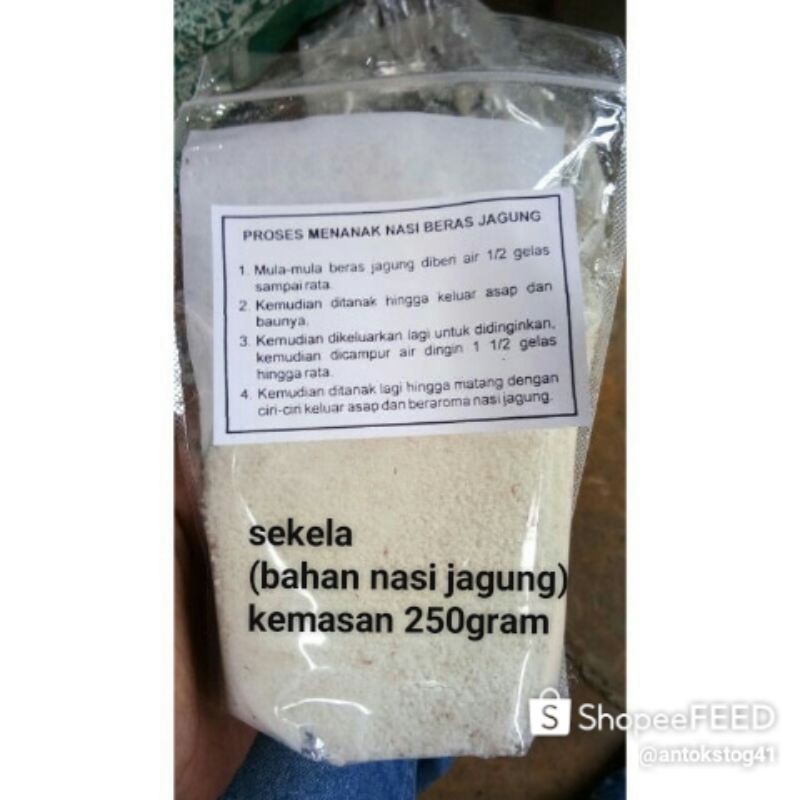 

sekelan (bahan nasi jagung)