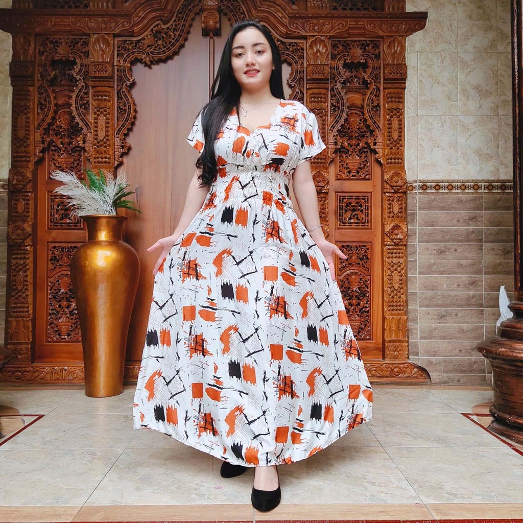 DASTER MOZA PRINT | BALI LONGDRESS-AKITA BATA