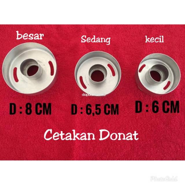 DAPURMAMI CETAKAN DONAT REZKY  UK. BESAR SEDANG KECIL