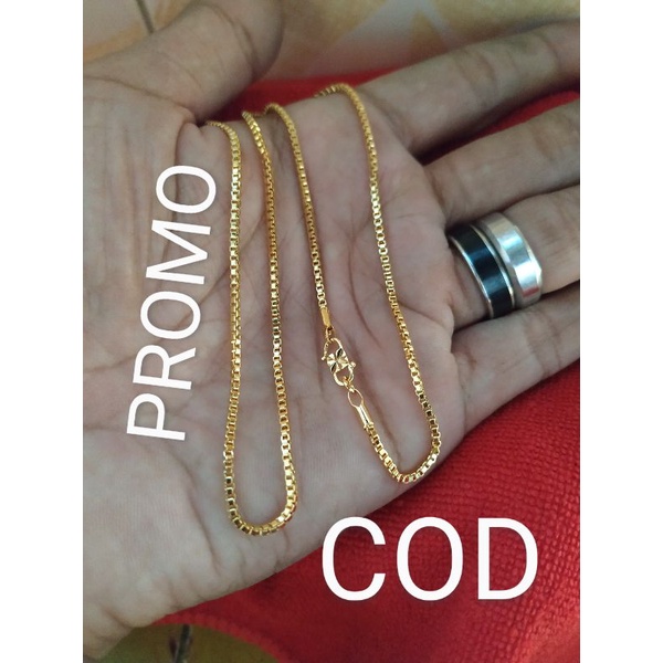 PROMO KALUNG ITALY KACA LAPIS EMAS