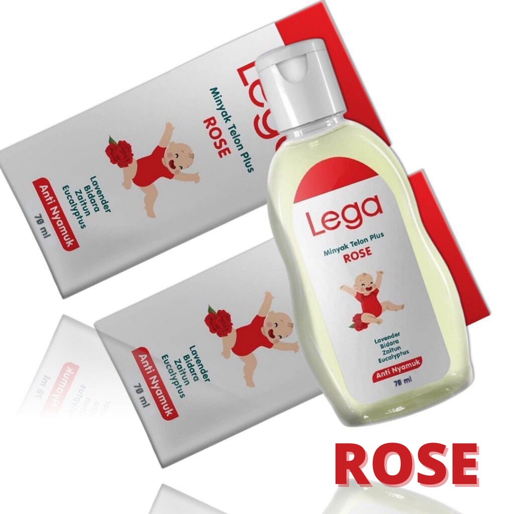 LEGA Minyak Telon Plus 70ml dan 100ml / Rose / Acacia / Aster