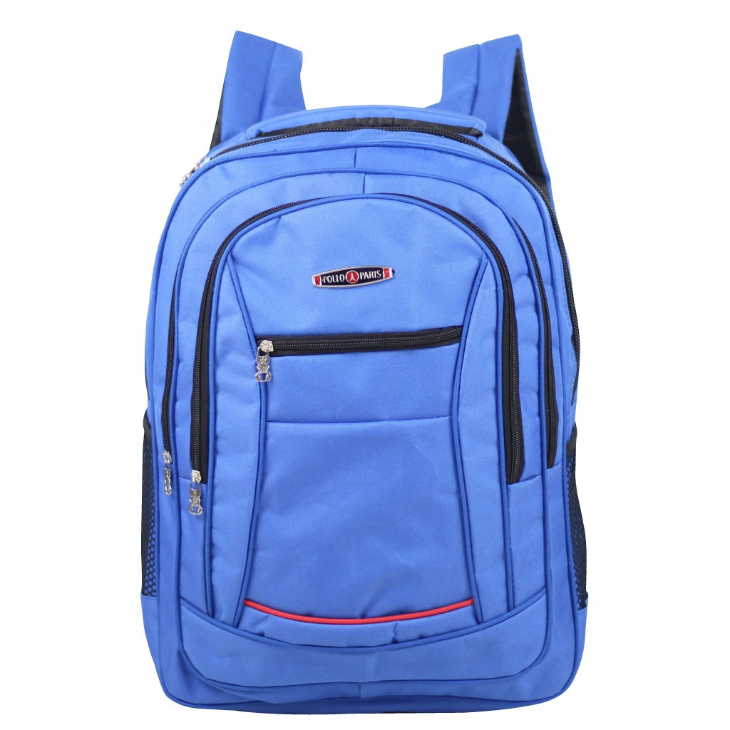 Ransel Laptop Pria Tas Multifungsi Distro Punggung Tas Biru POLO D300 Laptop Tas Kerja