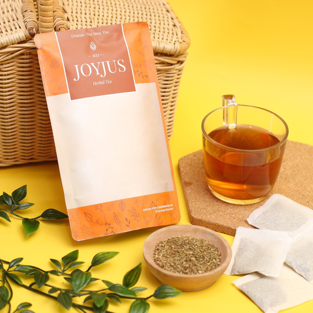 Rei Joyjus Slim Tea isi 25 BPOM - Teh Diet Pelangsing BPOM Detox Slimming Tea COD Joyjus
