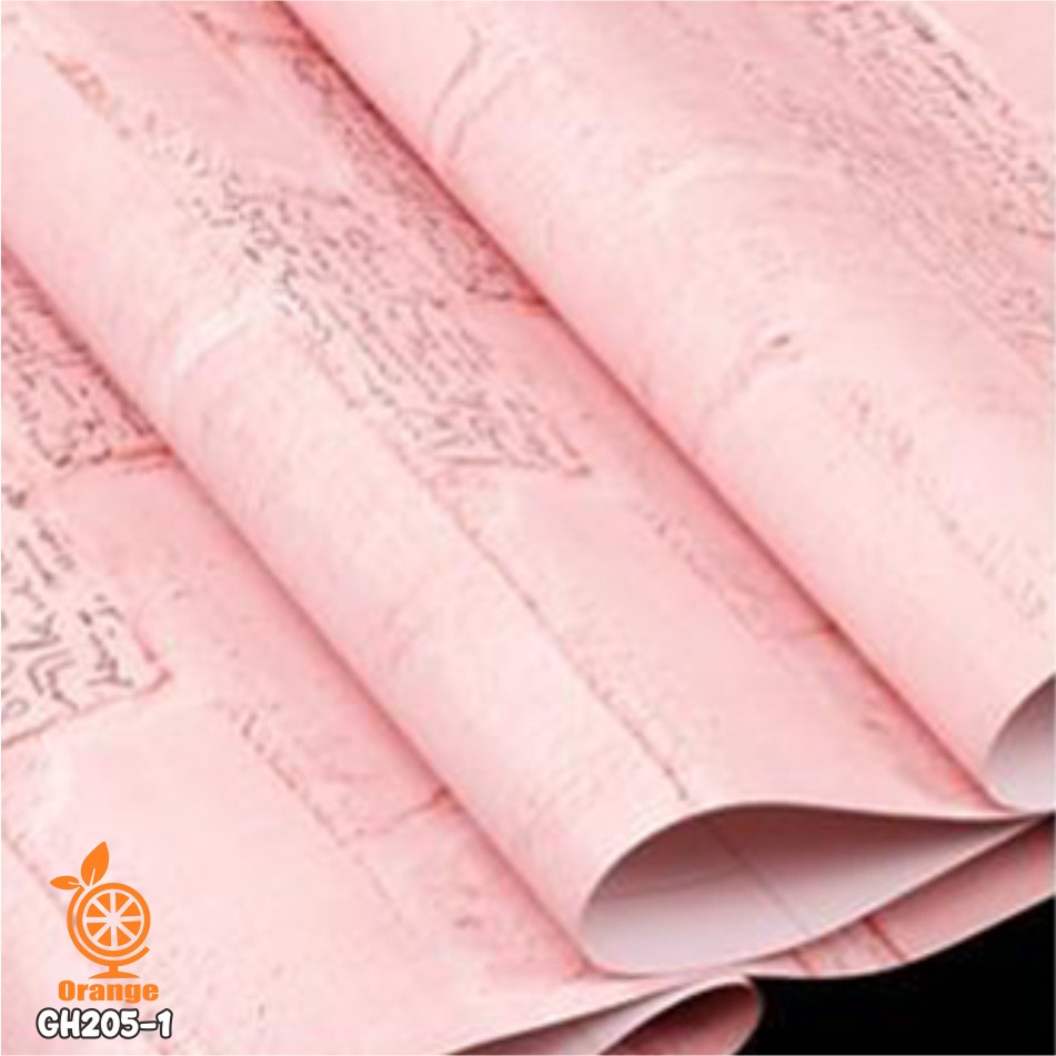 Wallpaper Dinding 10 meter murah stiker dinding Motif Bunga dan Polos wallpaper 3d Premium Quality Size 45cm X 10M WHFURNITURE-GH205-1