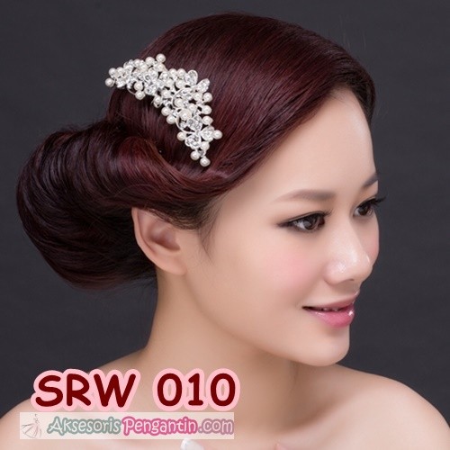 [BISA COD] AKSESORIS WANITA SIRKAM RAMBUT BRIDAL SANGGUL WEDDING SRW010