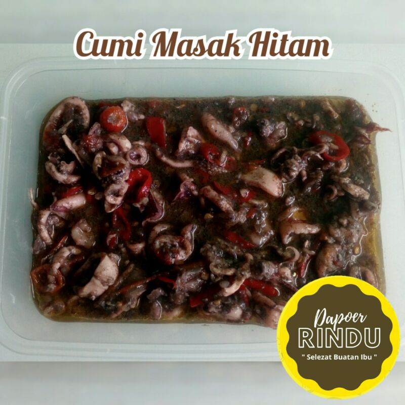 Cumi Masak Hitam 250 gr