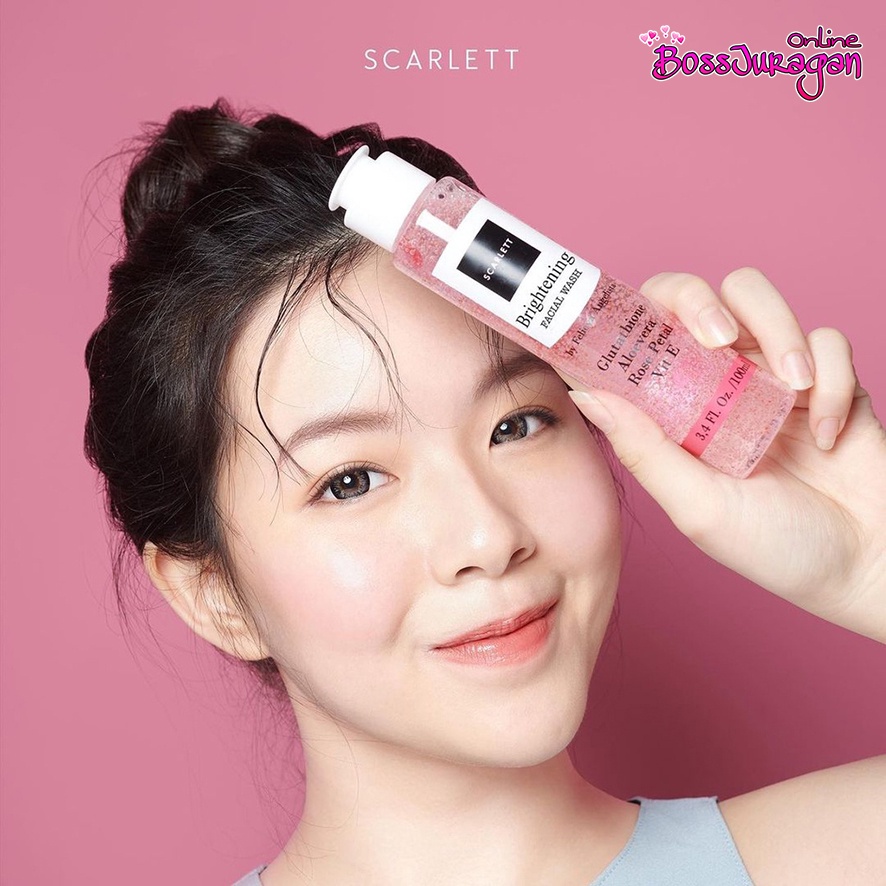 (BOSS) (NEW) SCARLETT Whitening Facial Wash - FACIAL WASH SCARLETT WHITENING