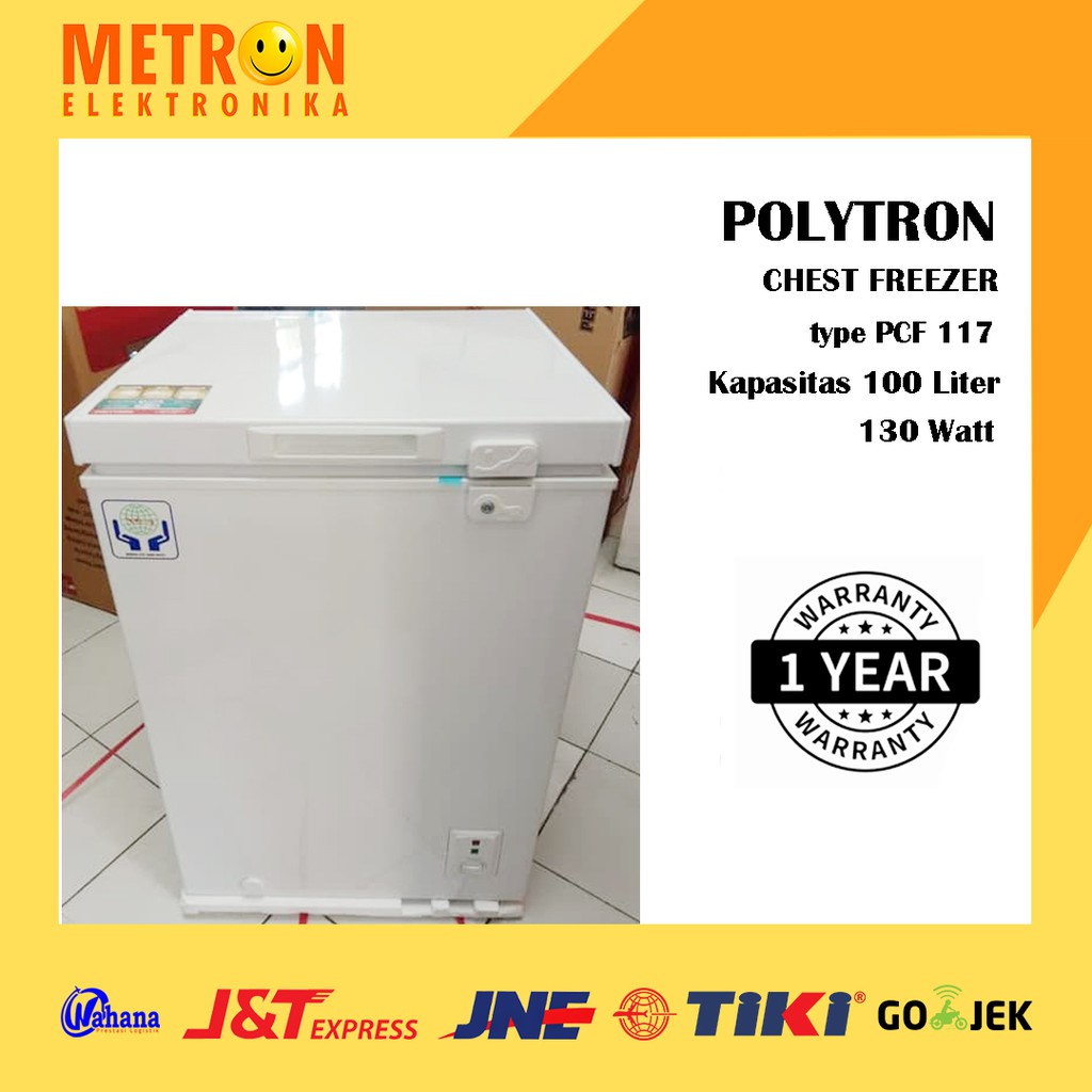 POLYTRON PCF 117 - CHEST FREEZER 100 LT