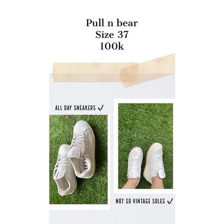 Sneakers Platform Pull & Bear | Sneakers Putih | Sepatu kets