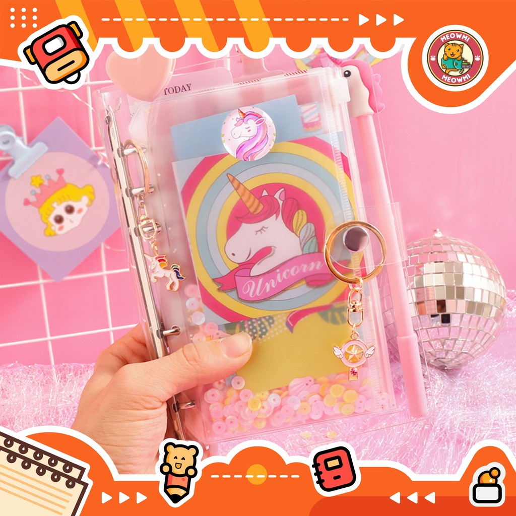  Buku  Tulis  Planner Unicorn  Note Book Agenda MB0054 