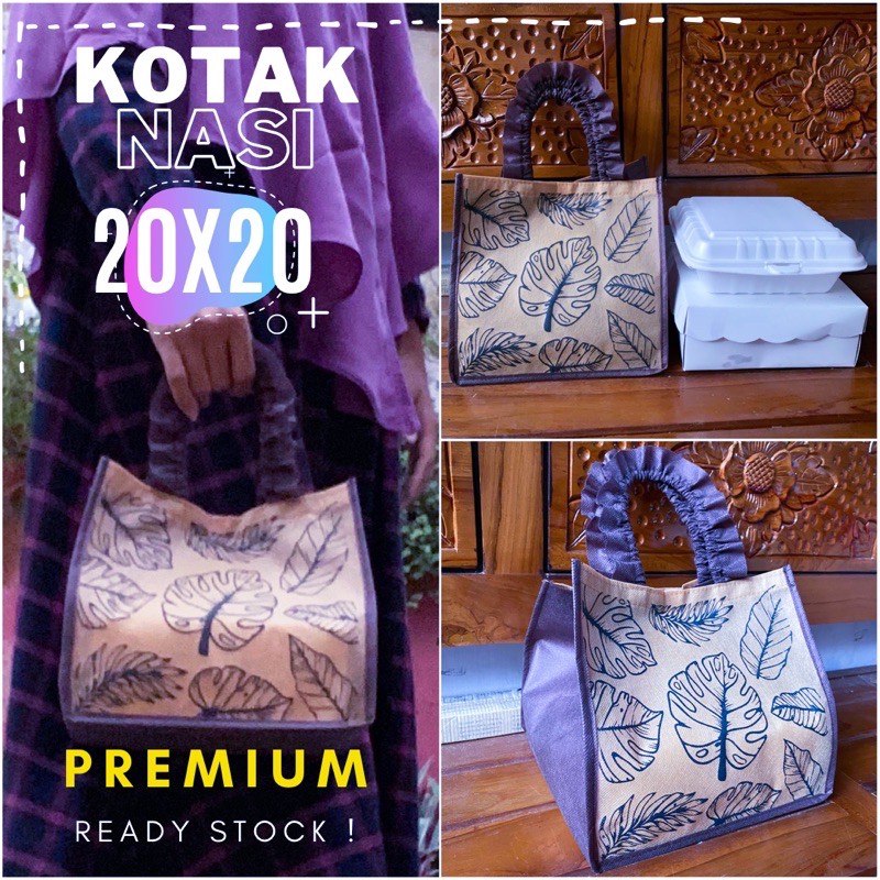 

TAS HAJATAN MUAT UNTUK KOTAK NASI 20X20