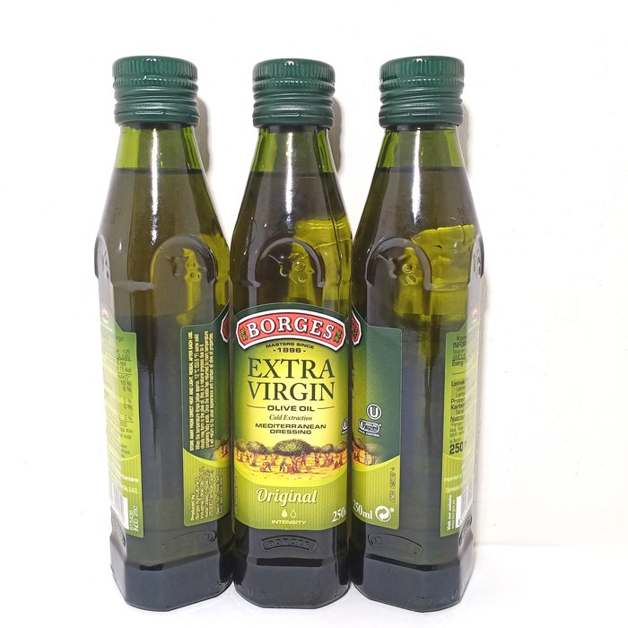 

Borges Extra Virgin Olive Oil 250ml 250 ml Bisa diminum ( Minyak Zaitun Murni )