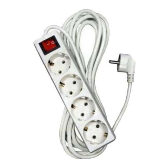 Stop Kontak Listrik 4 Lubang