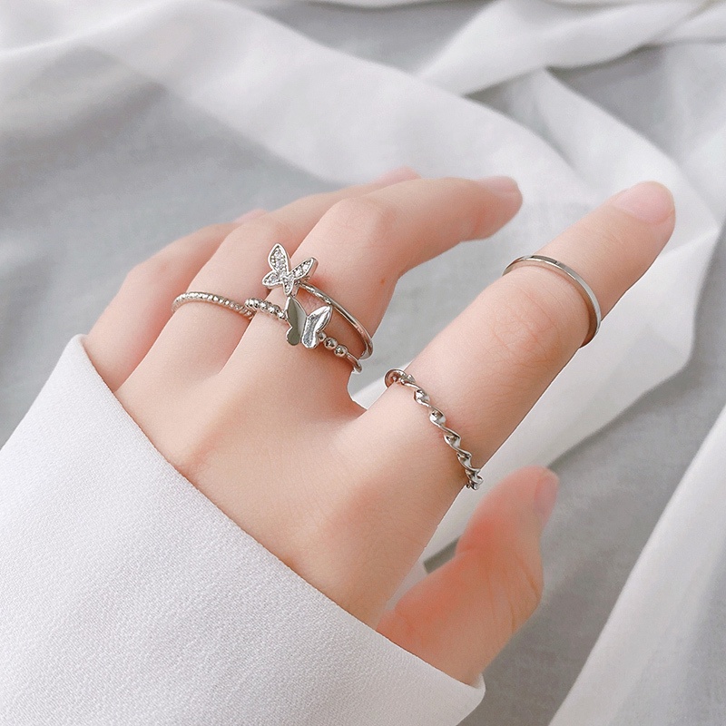 Butterfly Cincin Bentuk Kupu-Kupu Untuk Aksesoris