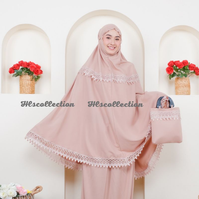 Mukena Dewasa Katun Premium Mukenah Dewasa RANIAseries