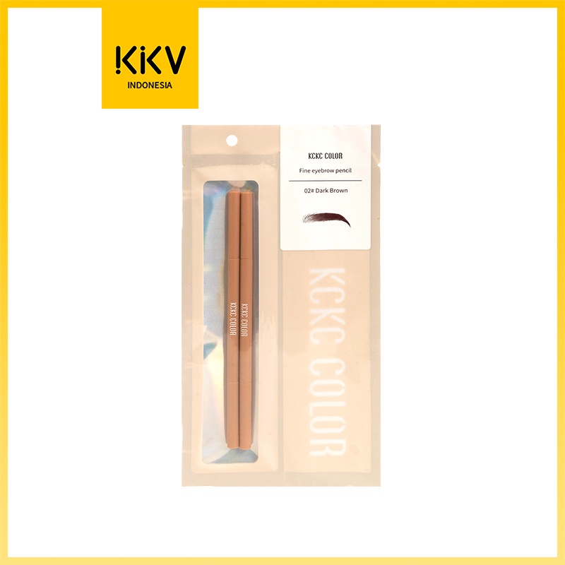 Jual KKV KCKC COLOR Fine Eyebrow Pencil 02 Dark Brown 0.2g Shopee