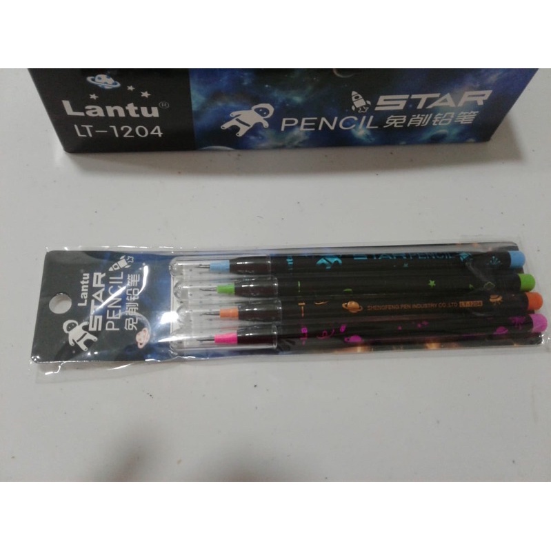 

pensil susun lantu motif star set isi 4 pc
