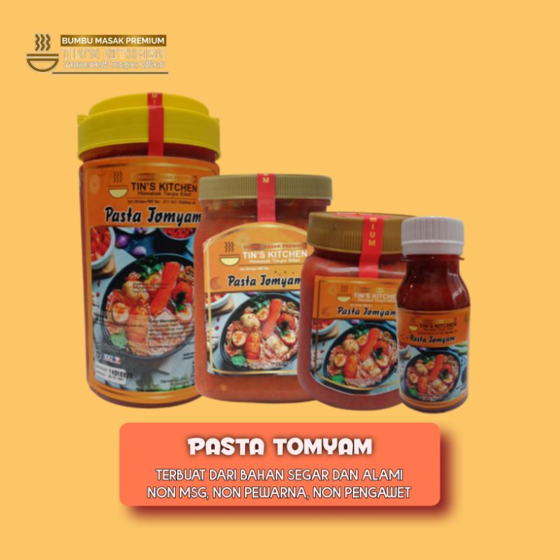 

Tin's kitchen PTY bumbu masak instan Pasta Tomyam