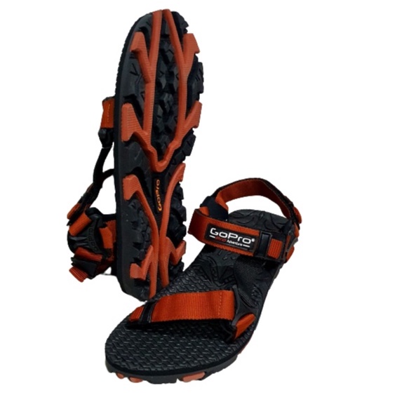 GoPro Sandal Gunung outdoor adventure OVERSIZE BIG SIZE SAMPAI SIZE 45 Gunung Hiking Gunung cowo Sendal cowok Go pro pria