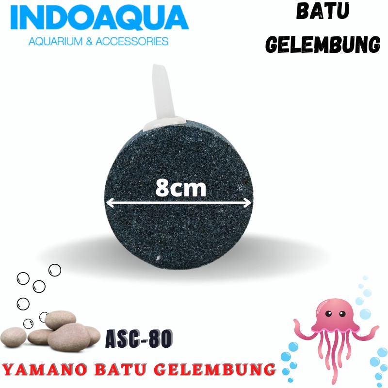 INDOAQUA - Batu Gelembung Udara Aquarium Air Stone Aquarium Yamano
