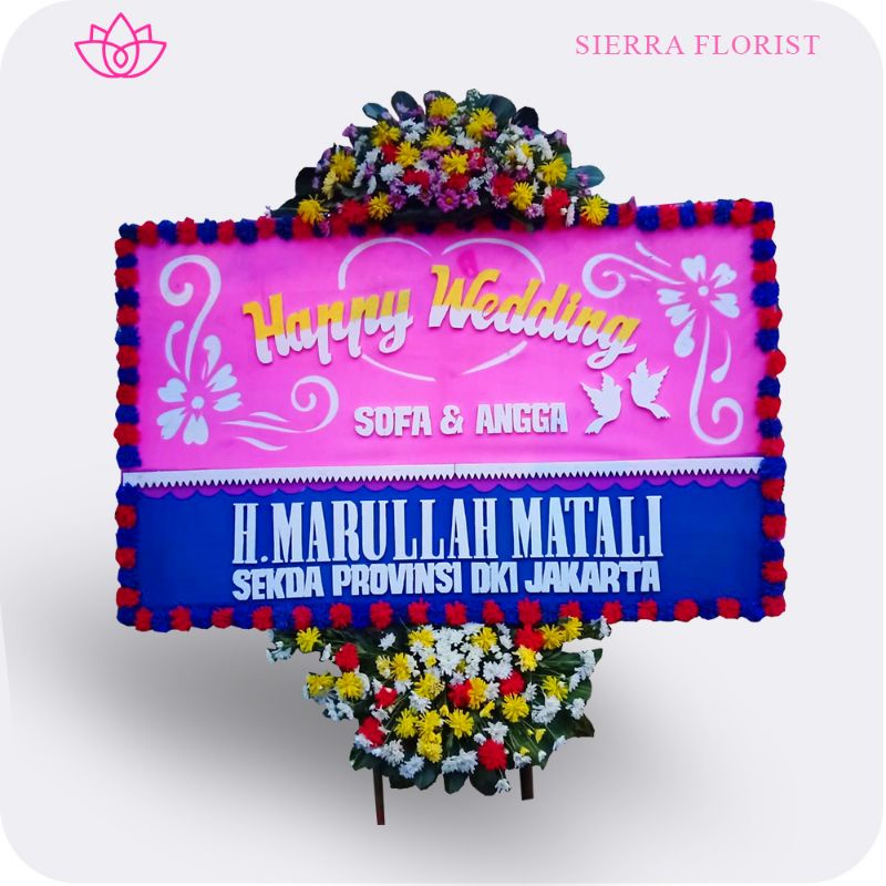 Bunga Papan Wedding