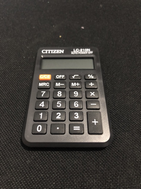 Citizen Kalkulator / Calculator Mini LC-210N