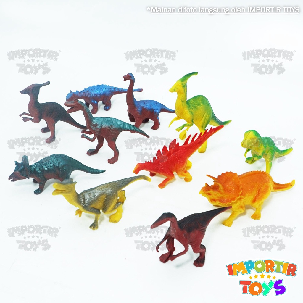 Set Mainan Dinosaurus 11 Pcs Jurrasic World Berkualitas Figure Binatang