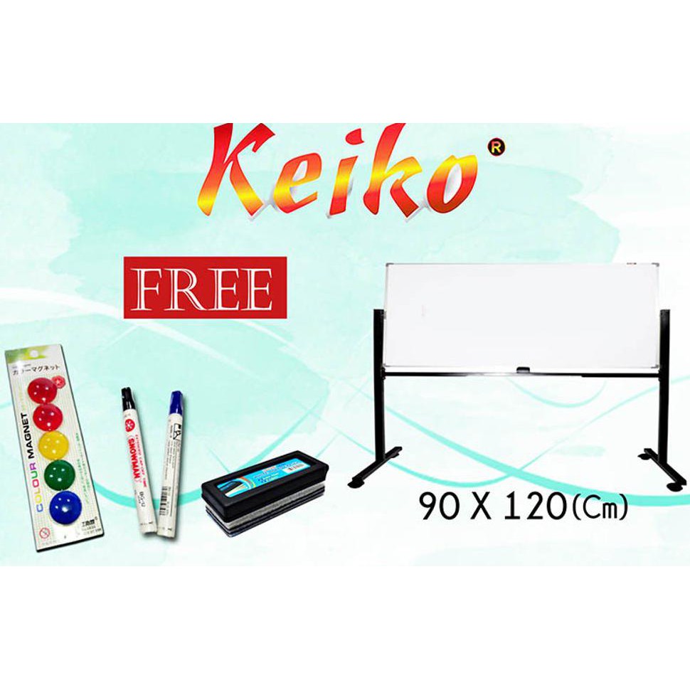 White Board Stand Single Face 90x120cm