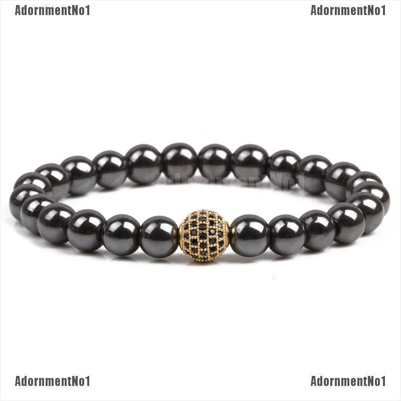 Tnotno1 Gelang Tangan Batu Hematite Magnetik Untuk Terapi Kesehatan