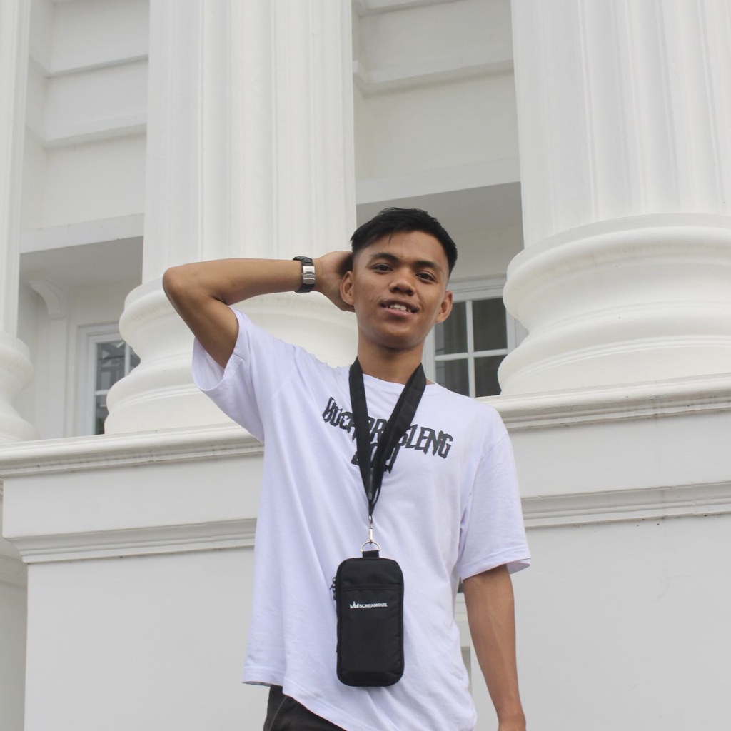 Tas Leher HP Pria Wanita Bahan Cordura Nylon