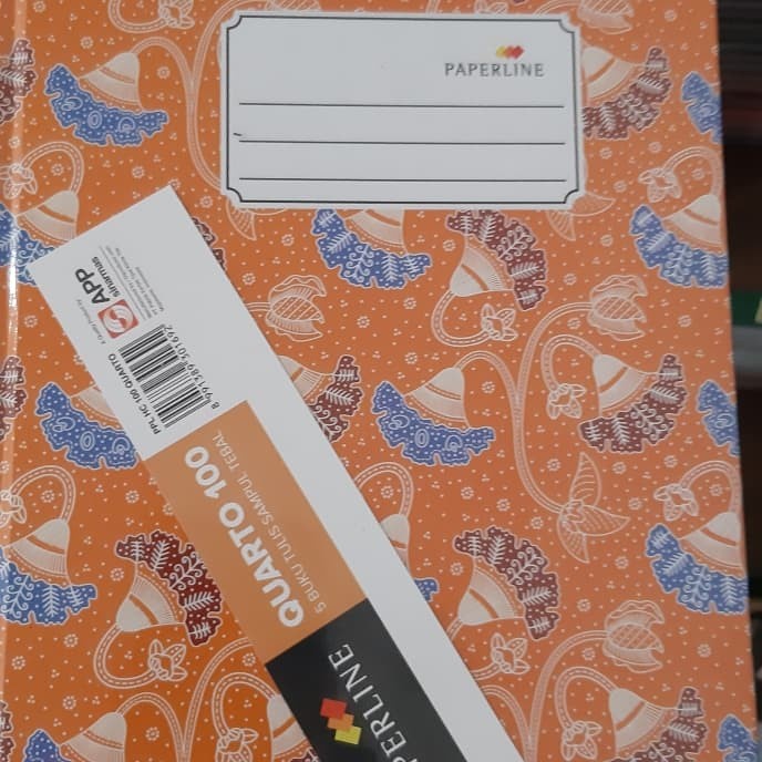 

buku hard cover paperline quarto 100