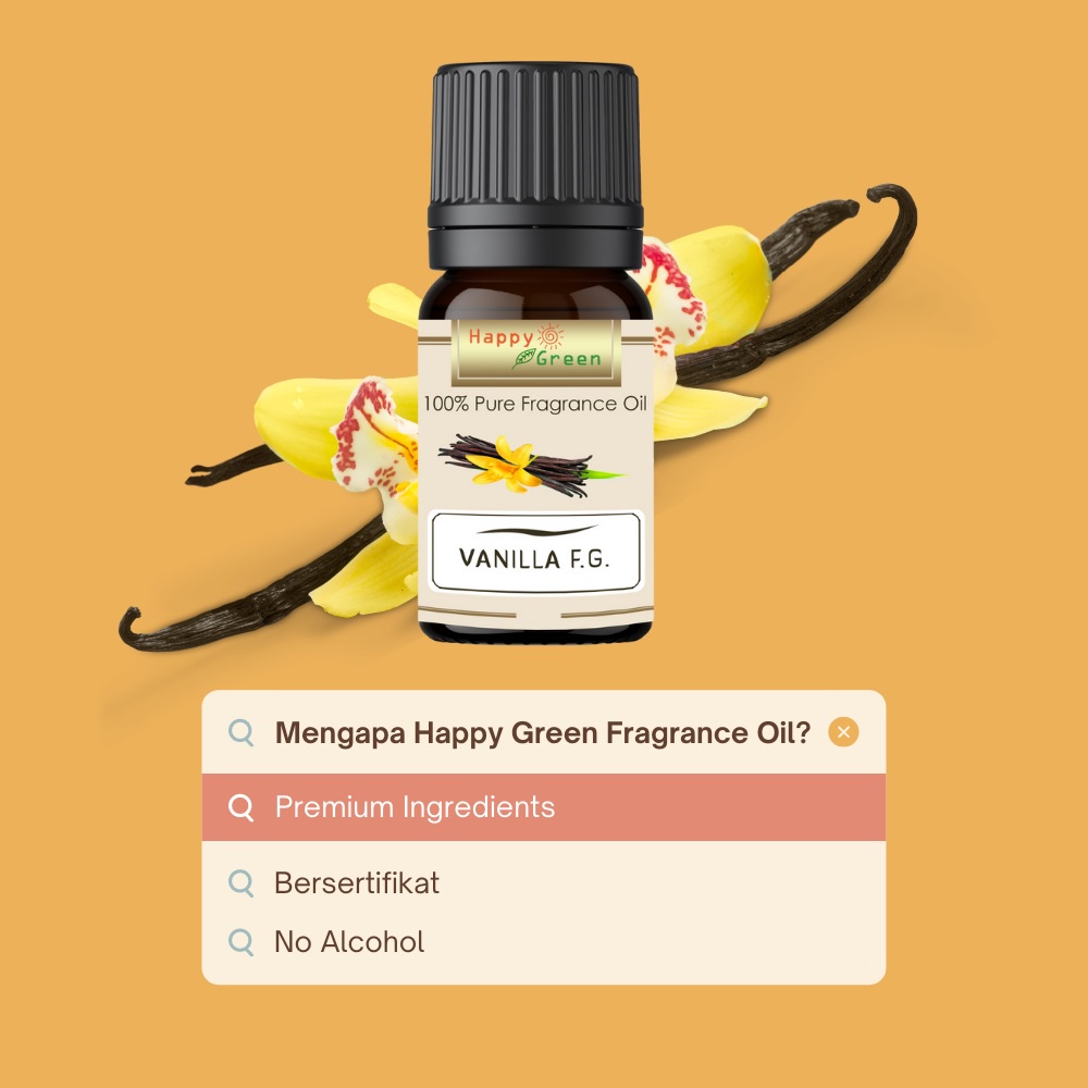 Happy Green Vanilla Butter FG Fragrance Oil - Minyak  Fragrance Vanilla Butter FG