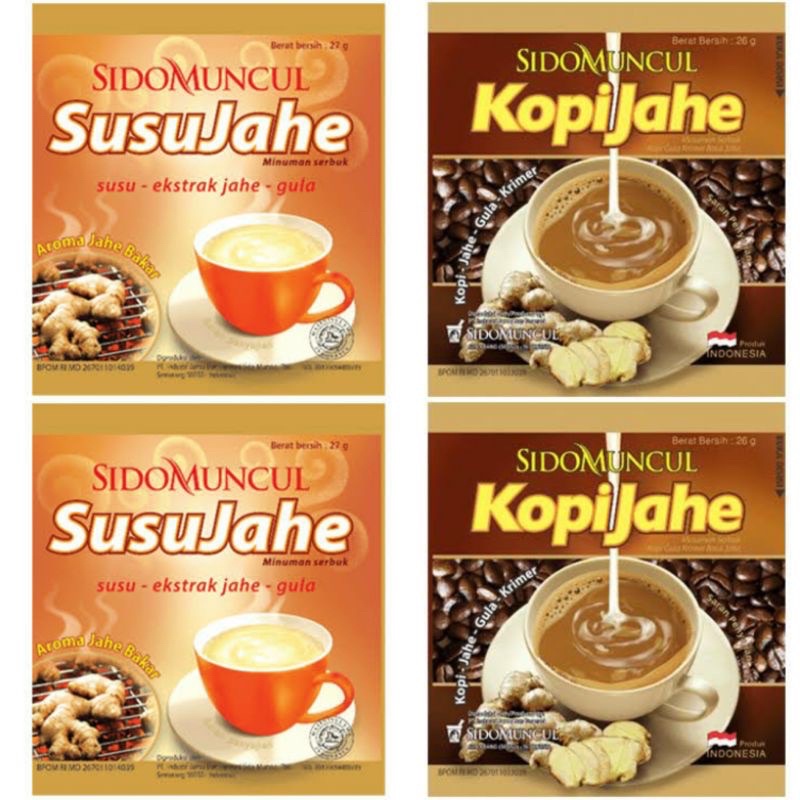 

Kopi Jahe / Susu Jahe Sidomuncul (10 sachet)